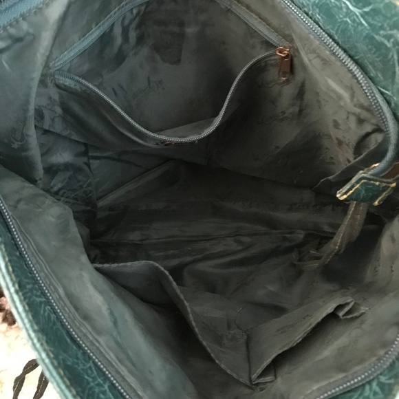 Candie's Dark Green/Teal Tote - Picture 10 of 14